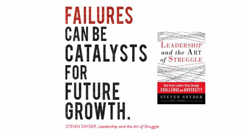 Failures can be catalysts